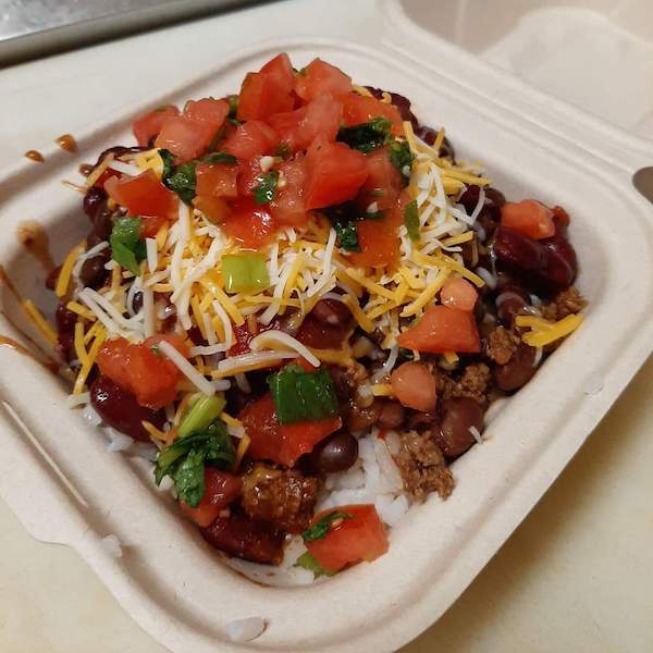Paniolo Kauai, HI Ala Carte Chili And Rice Bowl